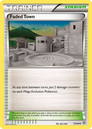 Image of Faded Town 073  - Reverse Holofoil XY  Ancient Origins - Uncommon