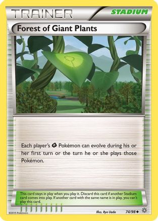 Image of Forest of Giant Plants 074/98  XY  Ancient Origins - Uncommon