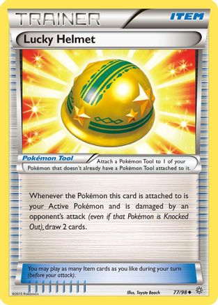 Image of Lucky Helmet 077/98  XY  Ancient Origins - Uncommon
