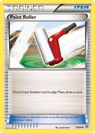 Image of Paint Roller 079/98  XY  Ancient Origins - Uncommon