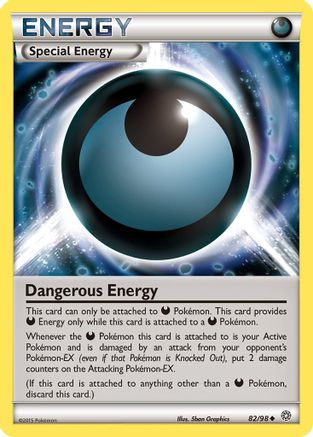Image of Dangerous Energy 082/98  XY  Ancient Origins - Uncommon