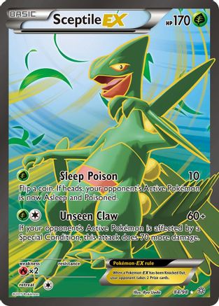 Image of Sceptile EX (84 Full Art) 084/98  - Holofoil XY  Ancient Origins - Ultra Rare