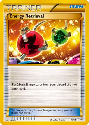 Image of Energy Retrieval 099/98  - Holofoil XY  Ancient Origins - Secret Rare