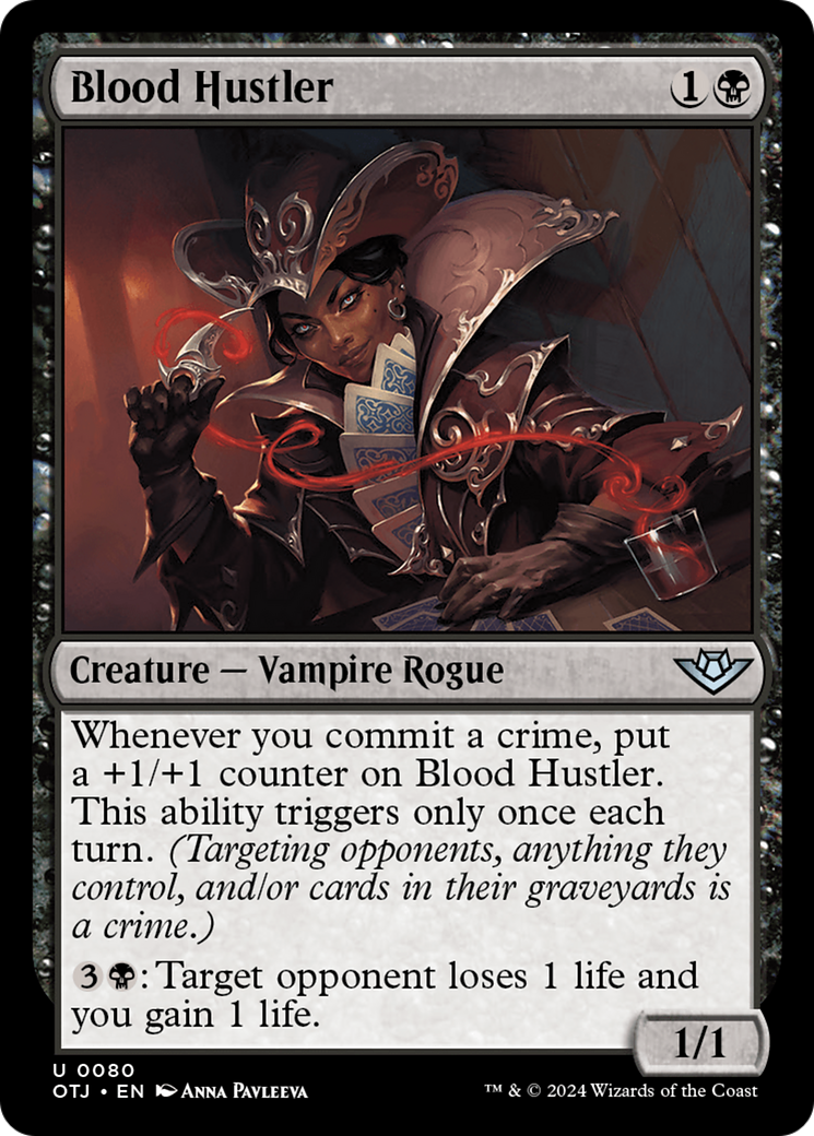 Image of Blood Hustler (OTJ-080) - Outlaws of Thunder Junction Foil