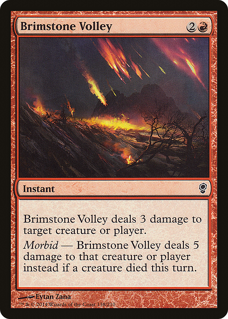 Image of Brimstone Volley (CNS-138) - Conspiracy