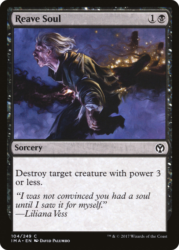 Image of Reave Soul (IMA-104) - Iconic Masters Foil