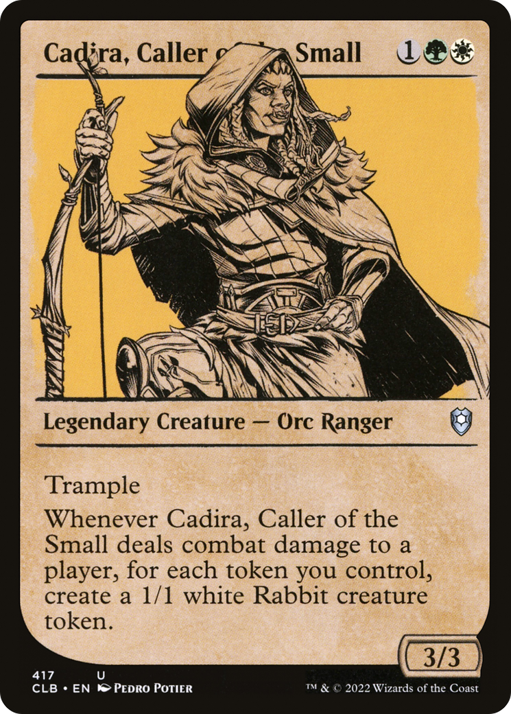 Image of Cadira, Caller of the Small (Showcase) (CLB-417) - Commander Legends: Battle for Baldur's Gate: (Showcase)