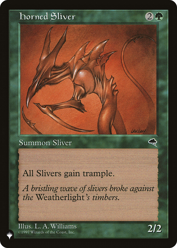 Image of Horned Sliver (LIST-TMP-234) - The List