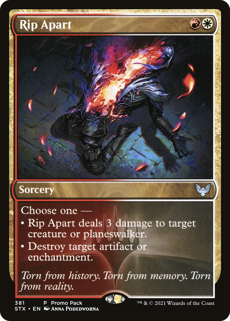 Image of Rip Apart (PPSTX-381) - Strixhaven: School of Mages Foil