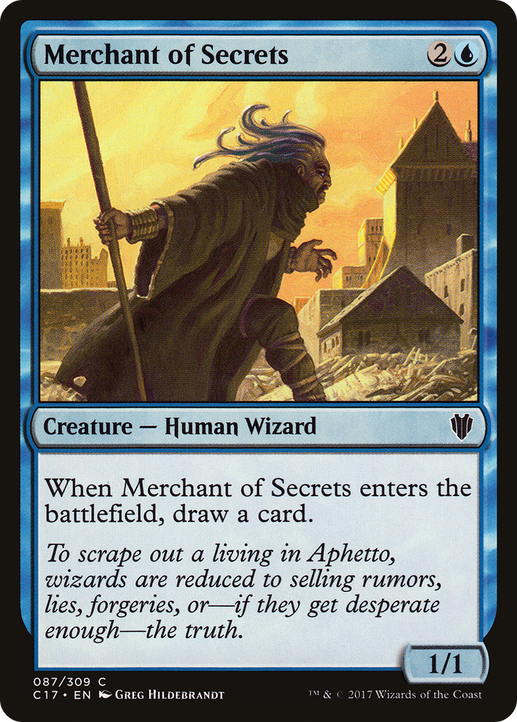 Image of Merchant of Secrets (C17-087) - Commander 2017