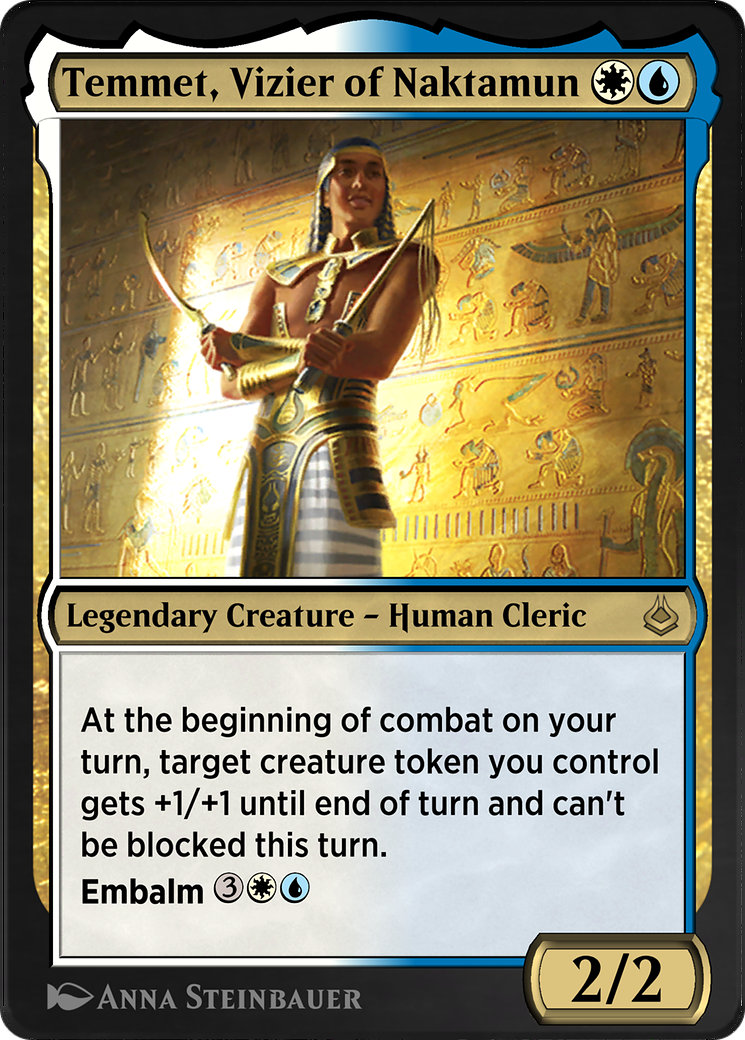 Image of Temmet, Vizier of Naktamun (AKR-266) - Amonkhet Remastered