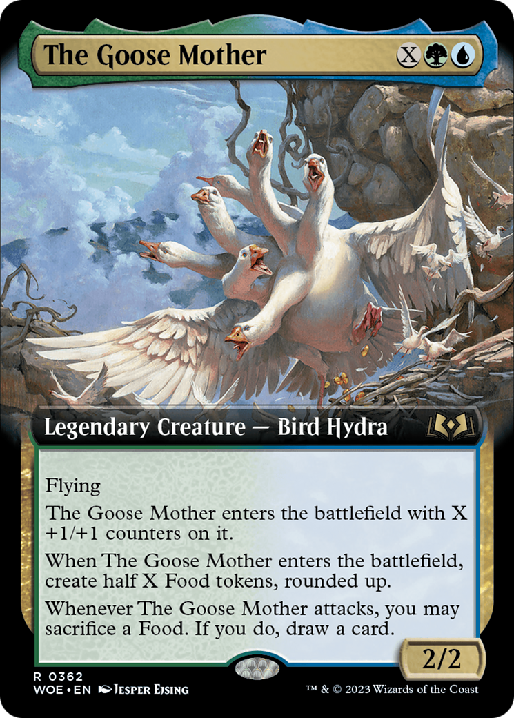 Image of The Goose Mother (Extended Art) (WOE-362) - Wilds of Eldraine: (Extended Art) Foil