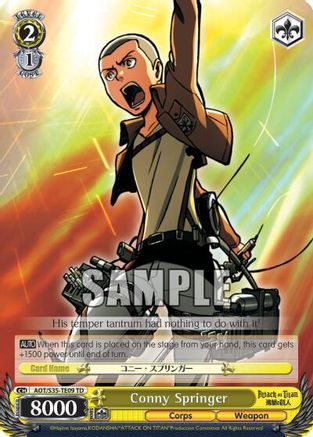 Image of Conny Springer (AOT/S35-TE09 TD) - Attack on Titan