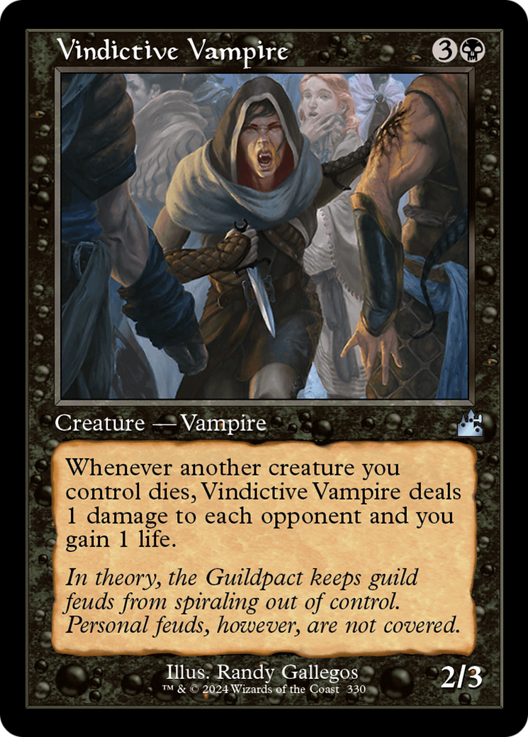 Image of Vindictive Vampire (Retro Frame) (RVR-330) - Ravnica Remastered