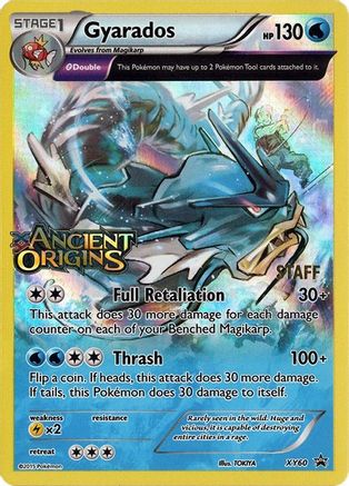 Image of Gyarados (Prerelease) [Staff] XY60  - Holofoil XY Promos - Promo