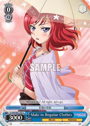 Image of Maki in Regular Clothes (LL/EN-W01-101 C) - Love Live! DX