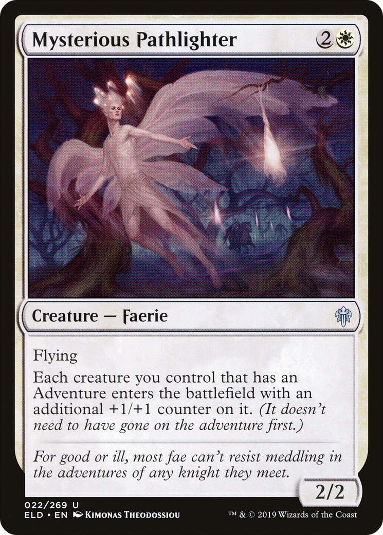 Image of Mysterious Pathlighter (ELD-022) - Throne of Eldraine Foil