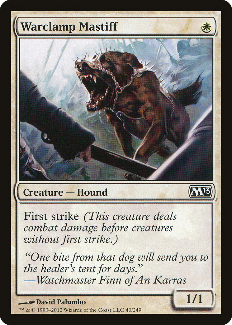 Image of Warclamp Mastiff (M13-040) - Magic 2013
