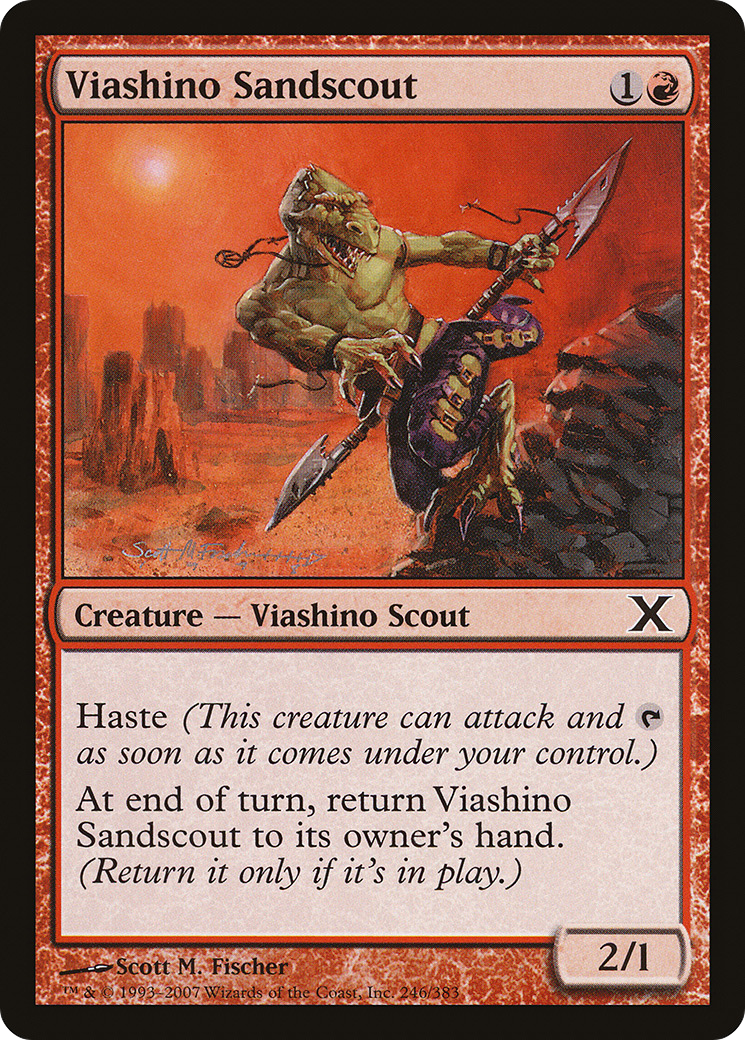 Image of Viashino Sandscout (10E-246) - Tenth Edition