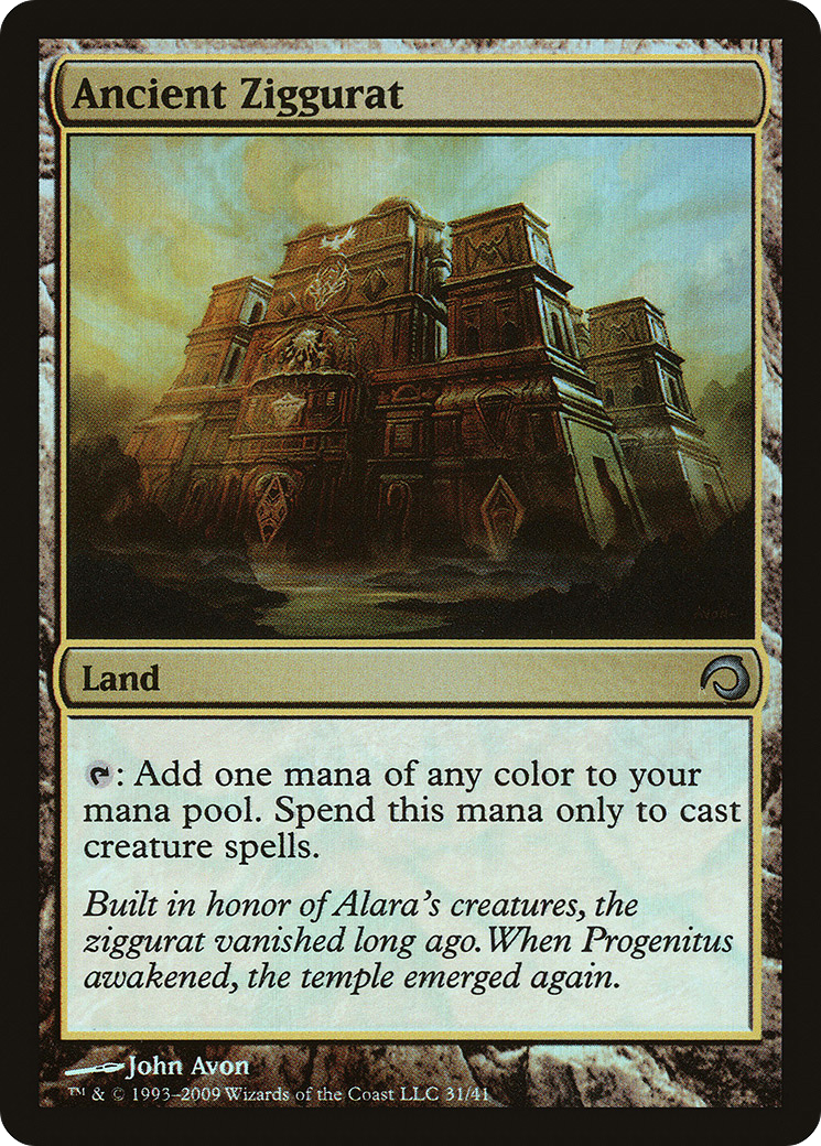 Image of Ancient Ziggurat (PDS-031) - Premium Deck Series: Slivers Foil
