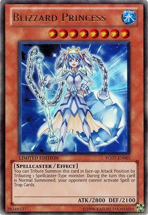 Image of Blizzard Princess (YG07-EN001) - Yu-Gi-Oh! GX Manga Promotional Cards Limited