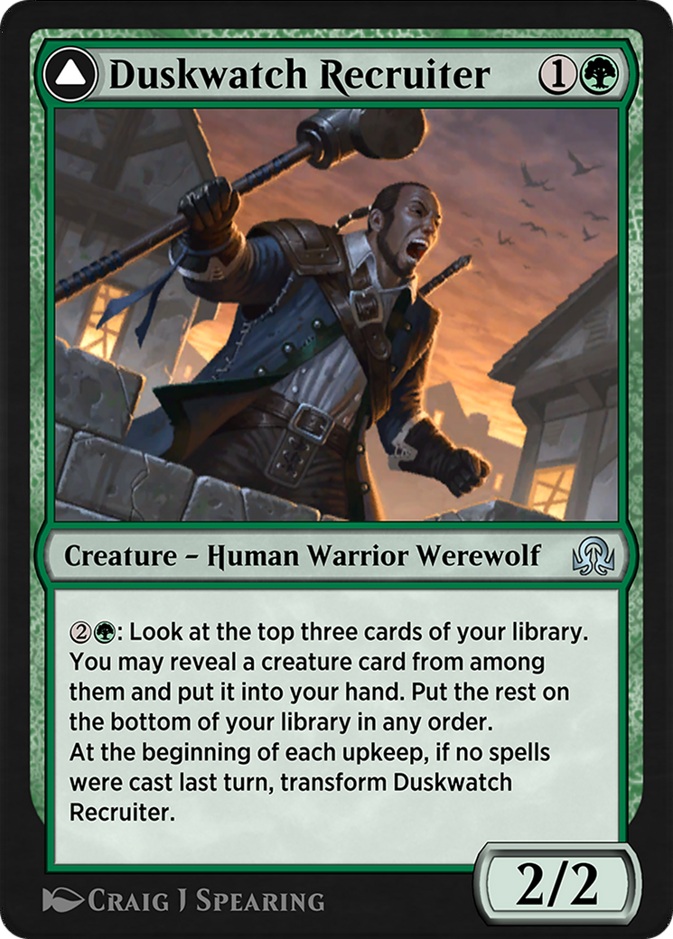 Image of Duskwatch Recruiter // Krallenhorde Howler (SIR-194) - Shadows over Innistrad Remastered