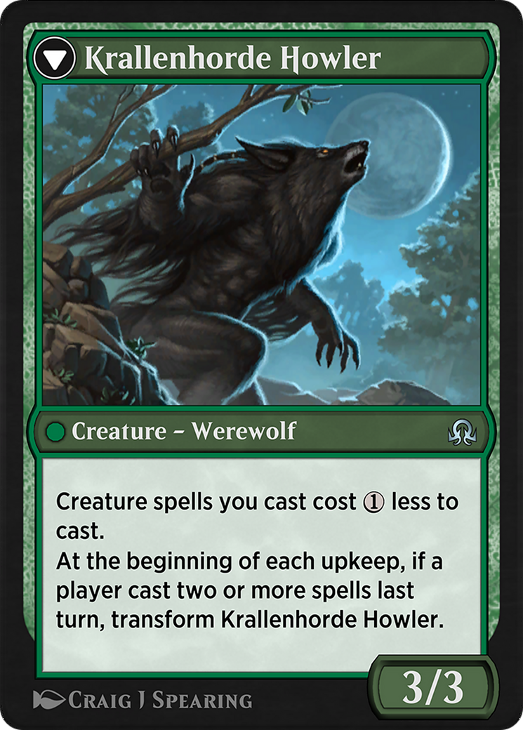 Image of Duskwatch Recruiter // Krallenhorde Howler (SIR-194) - Shadows over Innistrad Remastered