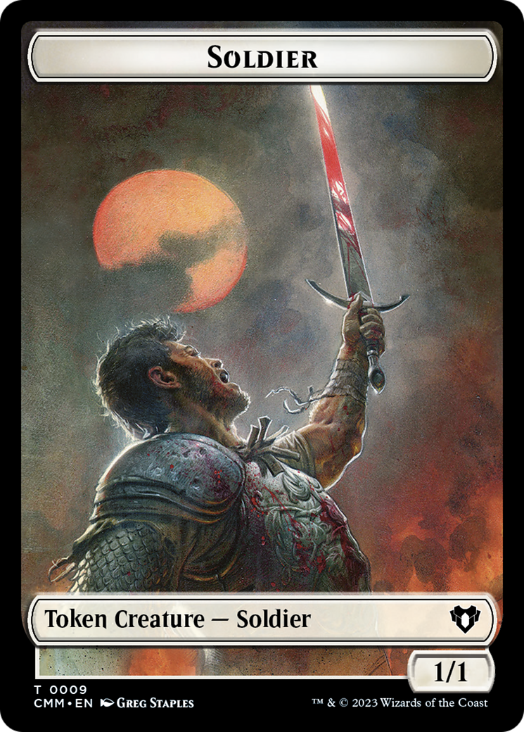Image of Soldier (TCMM-009) - Commander Masters Tokens
