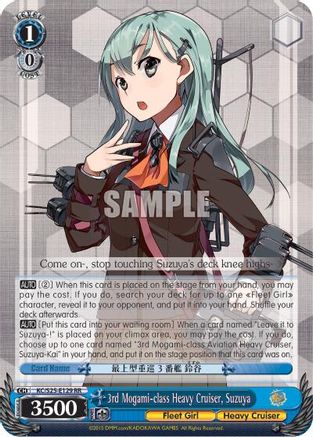 Image of 3rd Mogami-class Heavy Cruiser, Suzuya (KC/S25-E129 RR) - KanColle