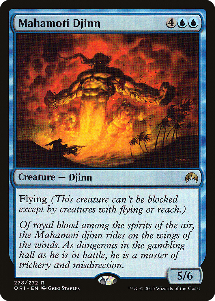Image of Mahamoti Djinn (ORI-278) - Magic Origins Foil
