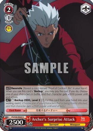 Image of Archer's Surprise Attack (FS/S34-E064 U) - Fate/stay night [Unlimited Blade Works]