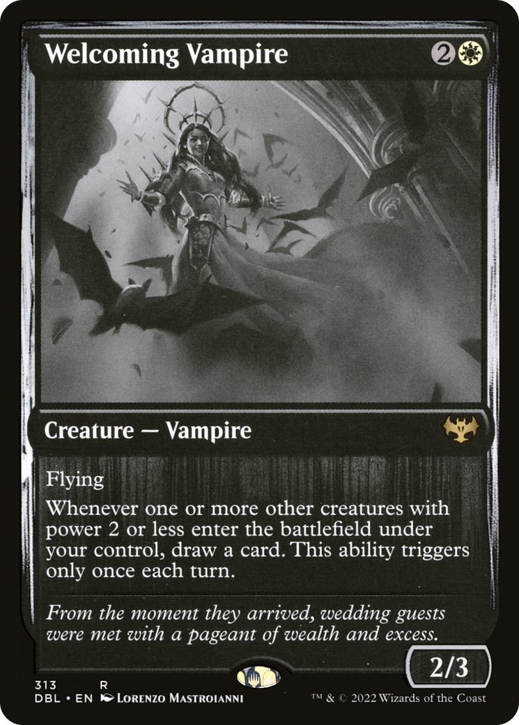 Image of Welcoming Vampire (DBL-313) - Innistrad: Double Feature Foil