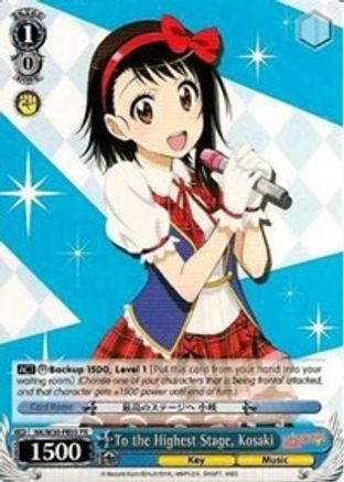 Image of To the Highest Stage, Kosaki (NK/W30-PE05 PR) - NISEKOI -False Love-