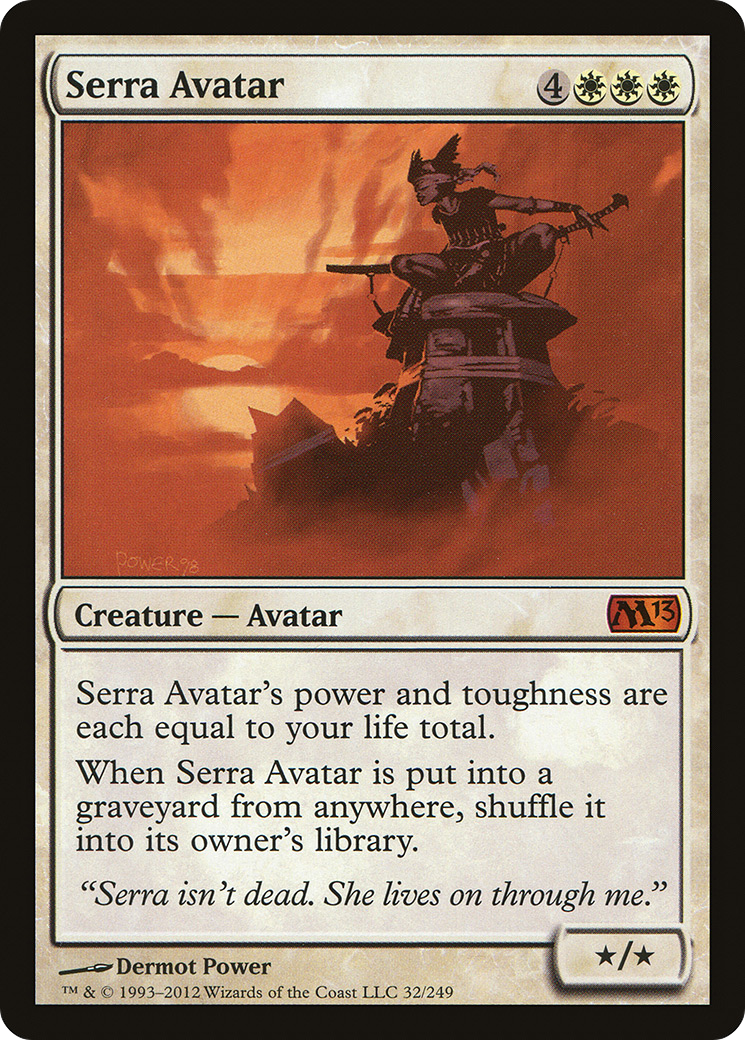 Image of Serra Avatar (M13-032) - Magic 2013