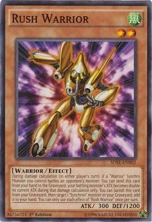 Image of Rush Warrior (SDSE-EN002) - Structure Deck: Synchron Extreme 1st Edition