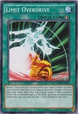 Image of Limit Overdrive (SDSE-EN025) - Structure Deck: Synchron Extreme 1st Edition