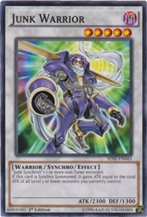 Image of Junk Warrior (SDSE-EN043) - Structure Deck: Synchron Extreme 1st Edition