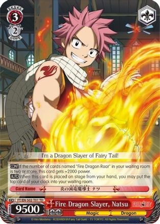 Image of Fire Dragon Slayer, Natsu (FT/EN-S02-T01 TD) - Fairy Tail ver.E