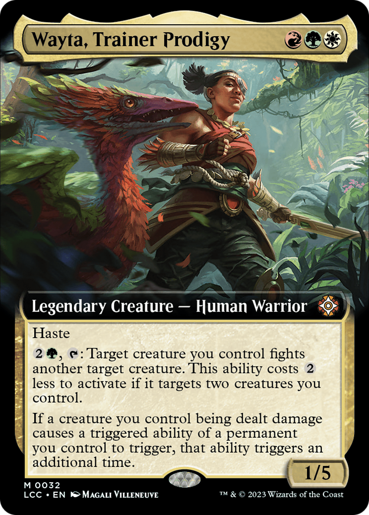 Image of Wayta, Trainer Prodigy (Extended Art) (LCC-032) - The Lost Caverns of Ixalan Commander: (Extended Art) Foil