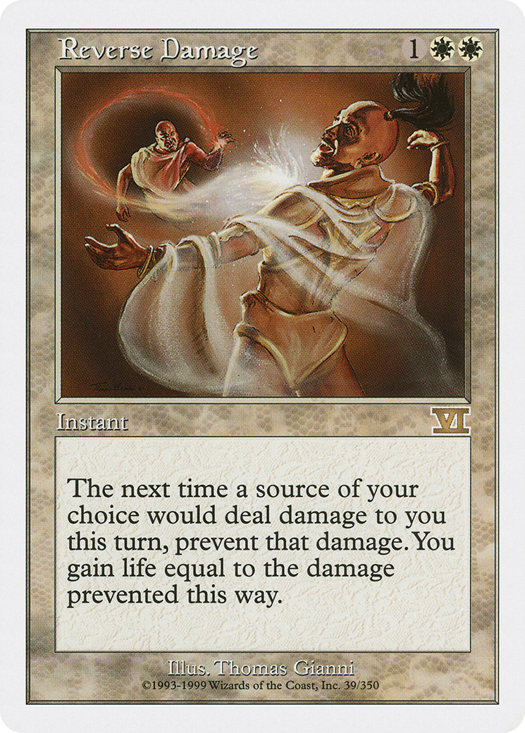 Image of Reverse Damage (6ED-039) - Classic Sixth Edition