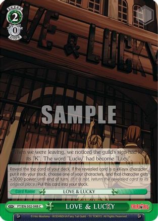 Image of LOVE & LUCKY (FT/EN-S02-048 C) - Fairy Tail ver.E