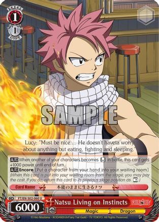 Image of Natsu Living on Instincts (FT/EN-S02-060 U) - Fairy Tail ver.E