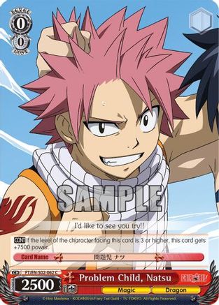 Image of Problem Child, Natsu (FT/EN-S02-062 C) - Fairy Tail ver.E