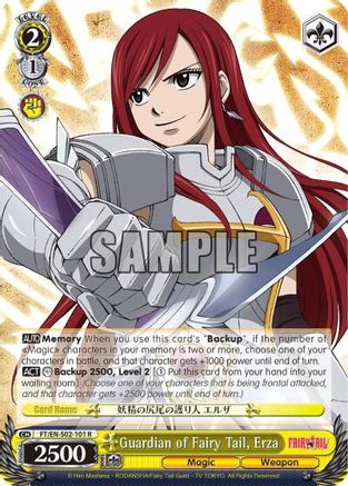 Image of Guardian of Fairy Tail, Erza (FT/EN-S02-101 R) - Fairy Tail ver.E