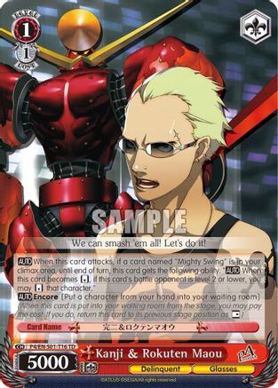 Image of Kanji & Rokuten Maou (P4/EN-S01-T16 TD) - Persona 4 ver.E