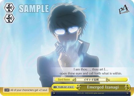 Image of Emerged Izanagi (P4/EN-S01-018 CC) - Persona 4 ver.E