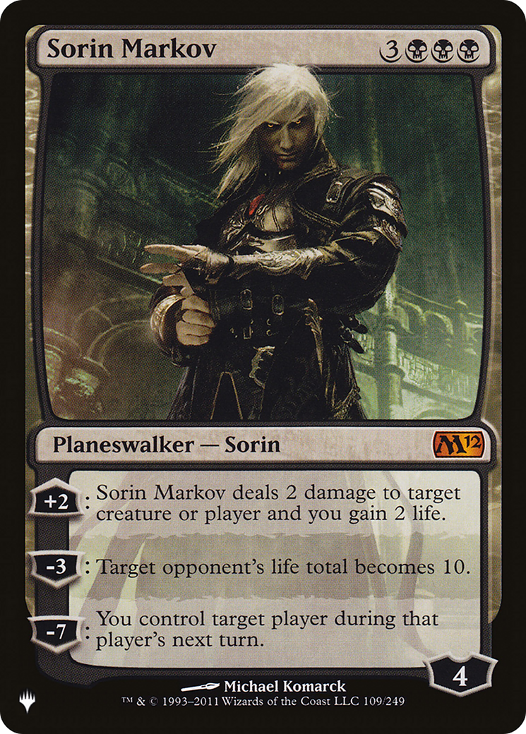 Image of Sorin Markov (M12) (LIST-M12-109) - The List
