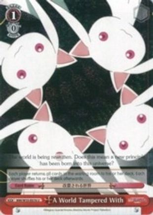Image of A World Tampered With (MM/W35-E076 U) - Puella Magi Madoka Magica the Movie -Rebellion-