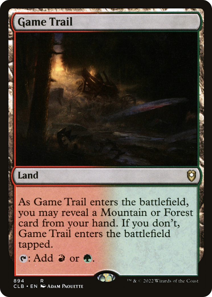 Image of Game Trail (CLB-894) - Commander Legends: Battle for Baldur's Gate