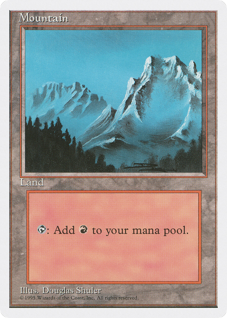 Image of Mountain (B) (4ED-184) - Fourth Edition